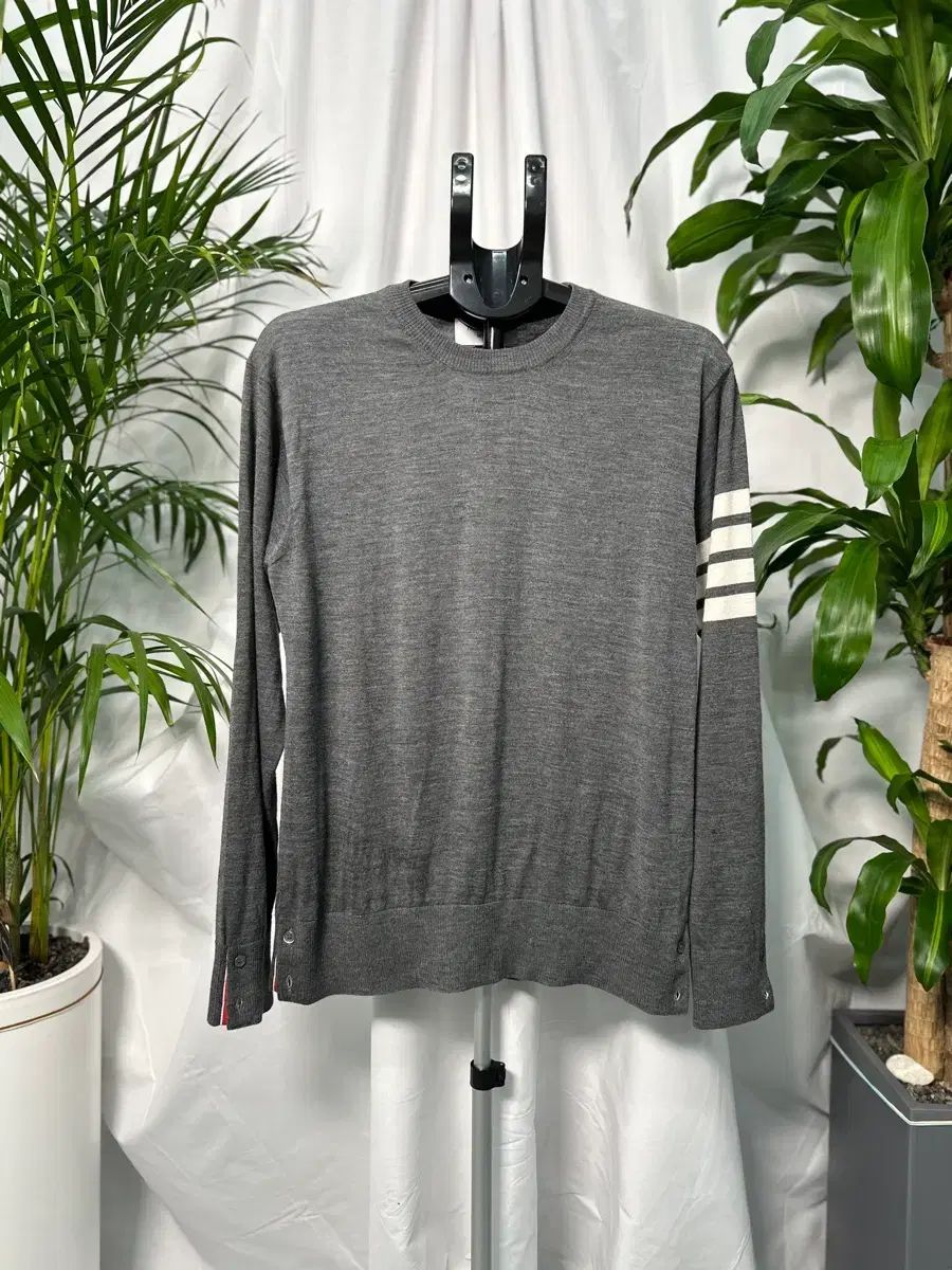 ほぼ トムブラウン 斜めボーダー Classic メリノ ウール ニット