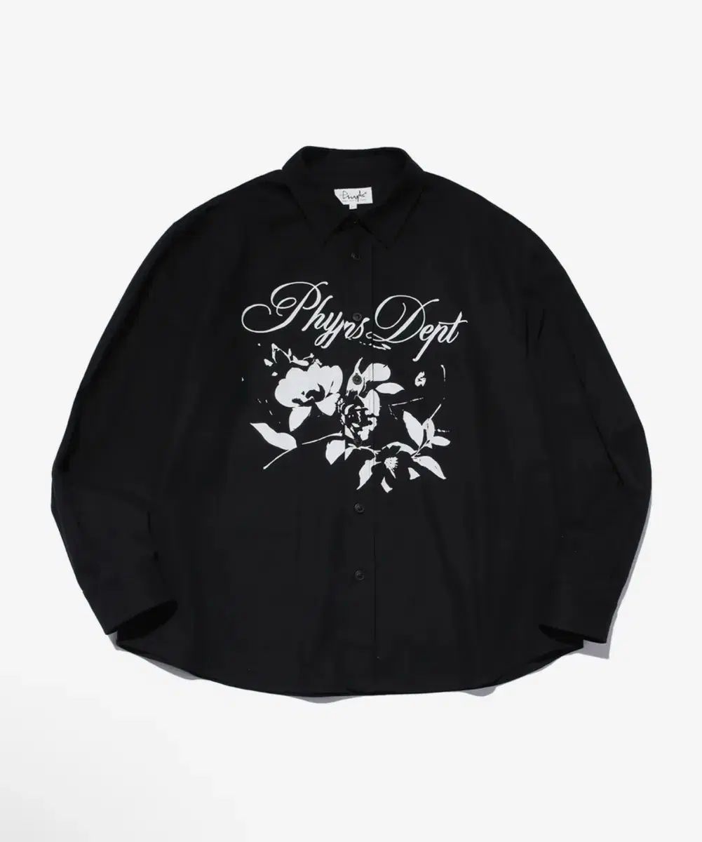 フィジカル デパートメントファイブ フラワー アート シャツ XL