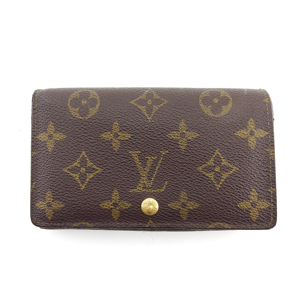 【BIGお買い物ラリー★30%OFFセール中】ルイ・ヴィトン LOUIS VUITTON 長財布モノグラム ポルトモネビエトレゾール ブラウン ベージュ レディース 中古 最大30％OFF☆新春セール】ルイ・ヴィトン LOUIS VUITTON 長財布