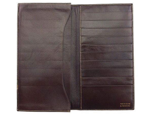 最大30％OFF☆新春セール】ア・テストーニ a.testoni 札入れ MARRONE