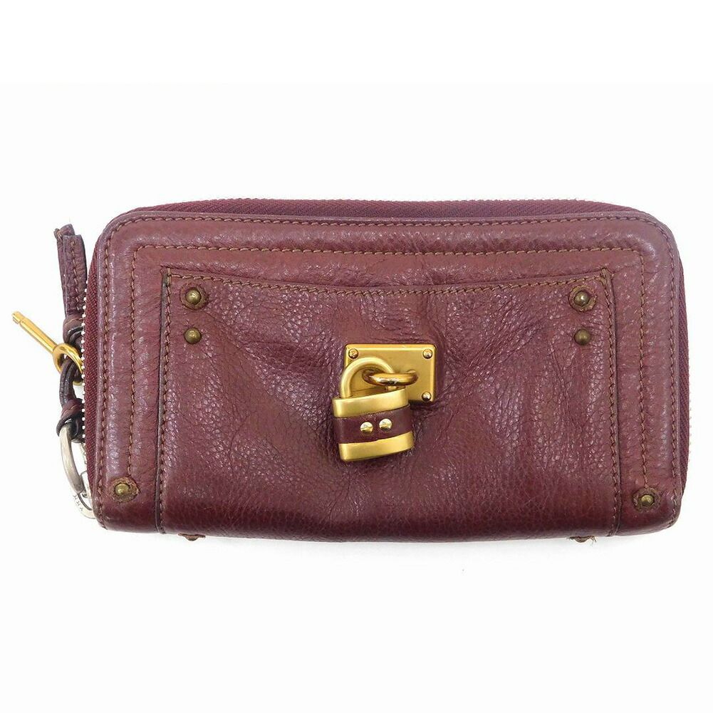 最大30％OFF】クロエ Chloe 長財布 パディントン ボルドー レディース 