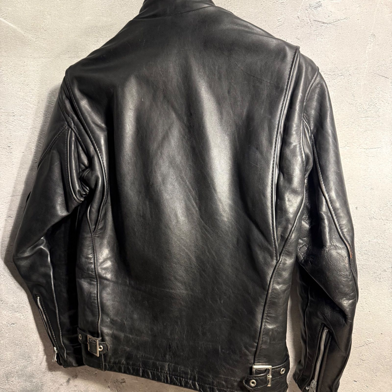 Schott ショット シングルライダース レザージャケット 36 ブラック