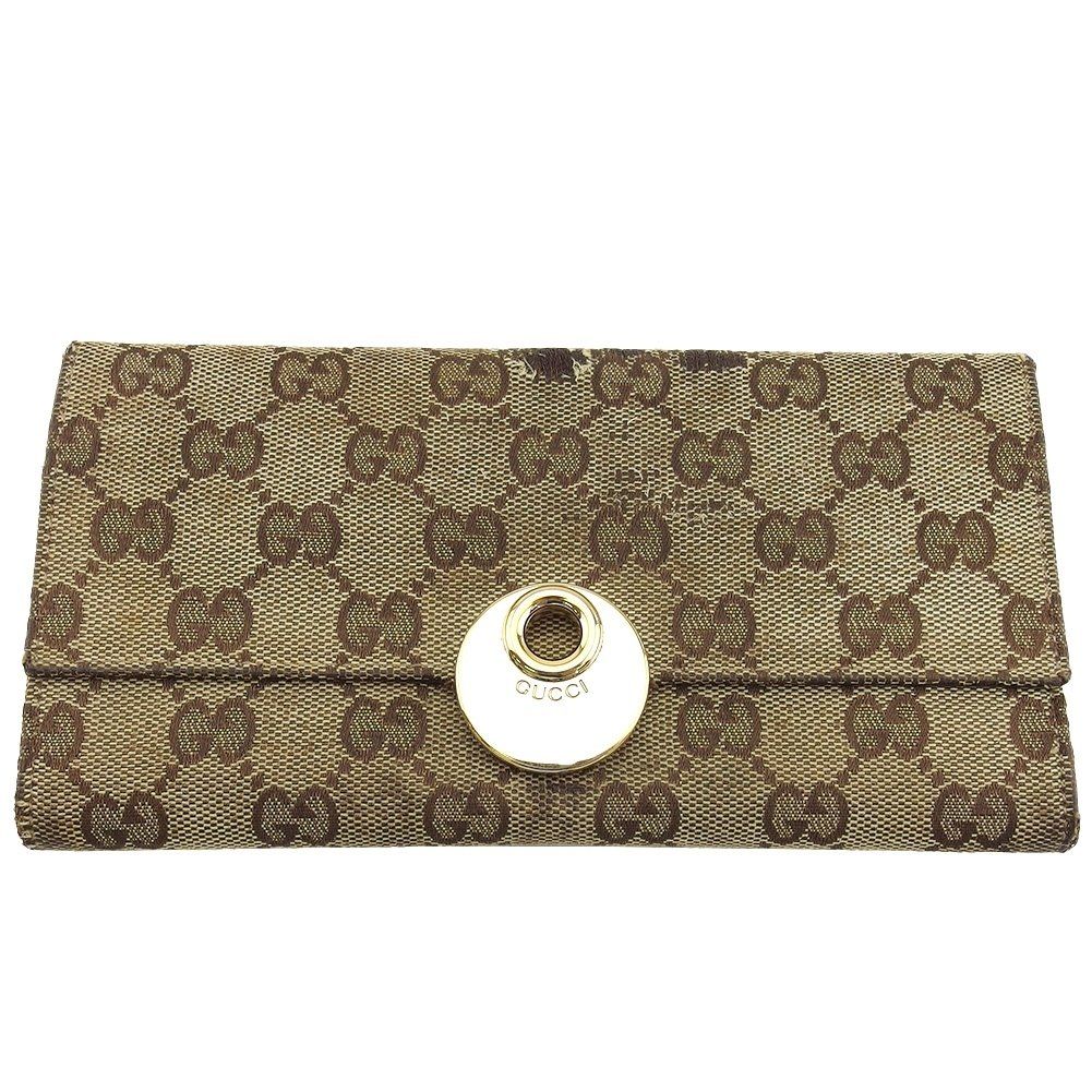 最大30％OFF】グッチ GUCCI 長財布 GG柄 エクリプス ベージュ×ブラウン 