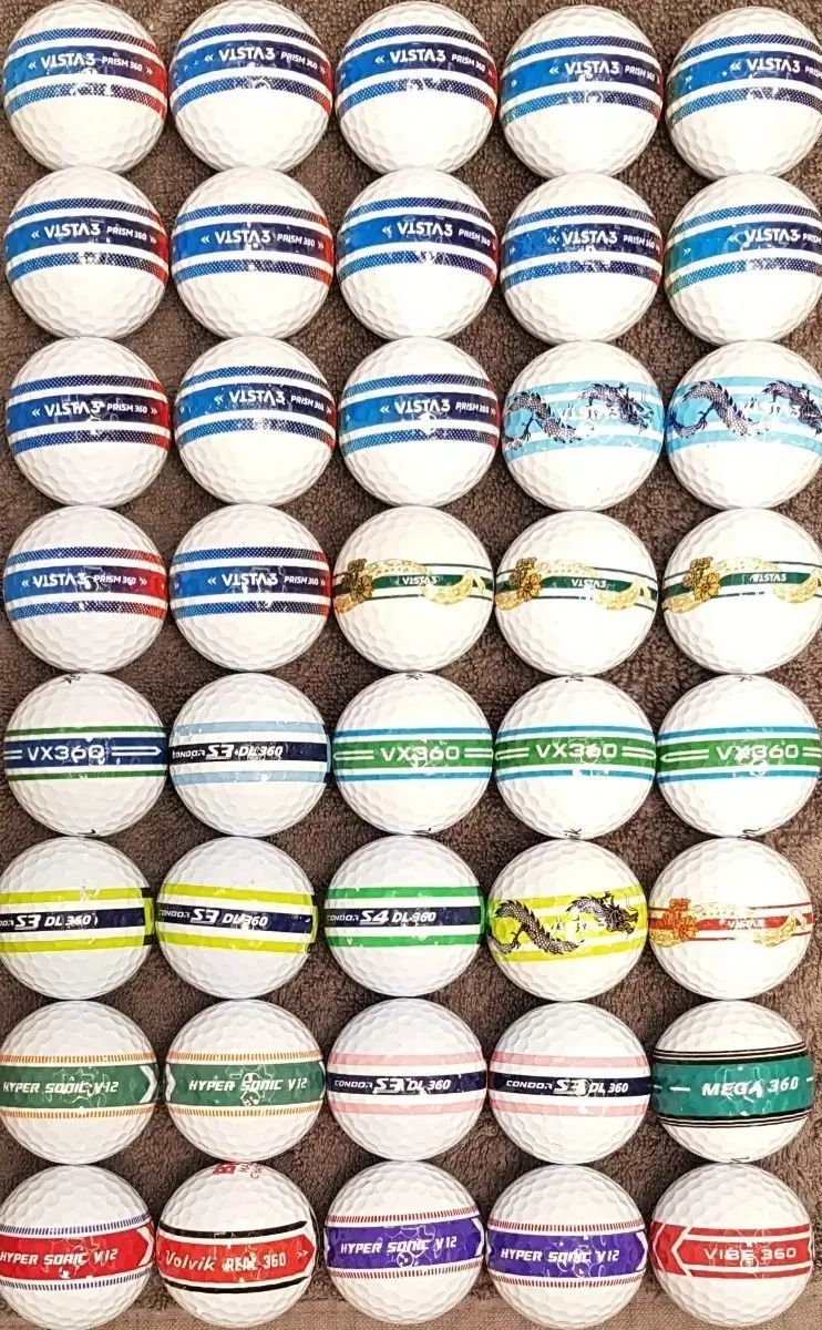 ボルビック プリズム360 S 3 4 V 12混合 A A級 ゴルフボール ロストボール