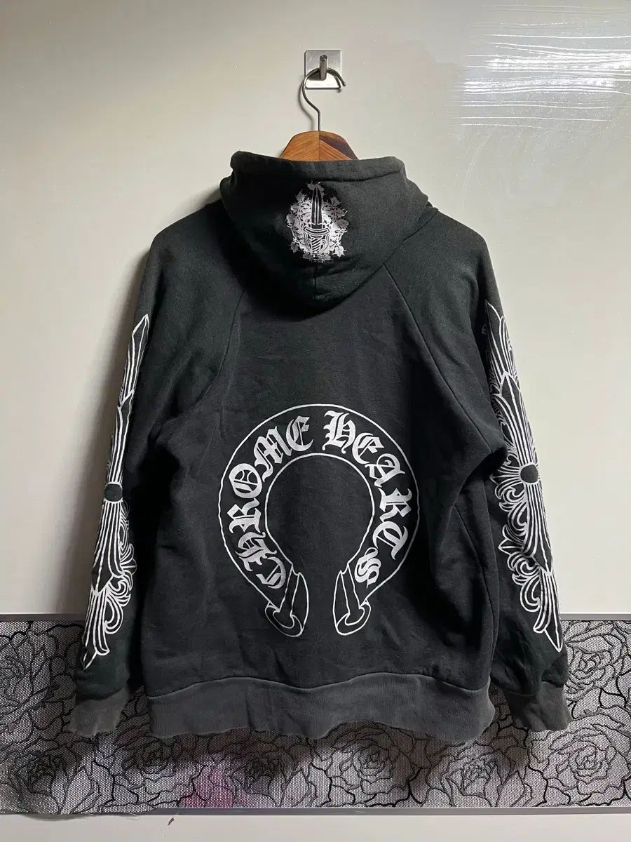 90 s CHROME HEARTS クロムハーツ フローラル ホール シュー Tシャツ