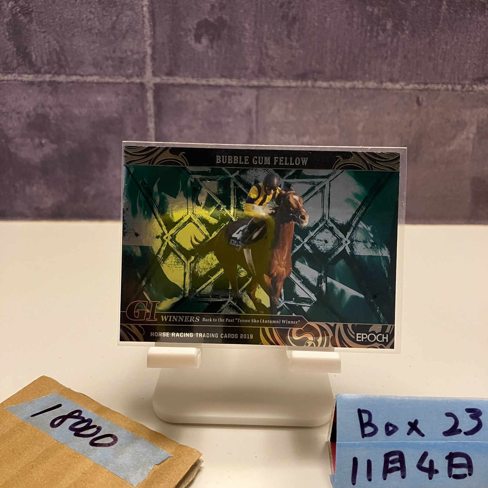2019 EPOCH Bubble Gum Fellow 24 26 GI Winners カード