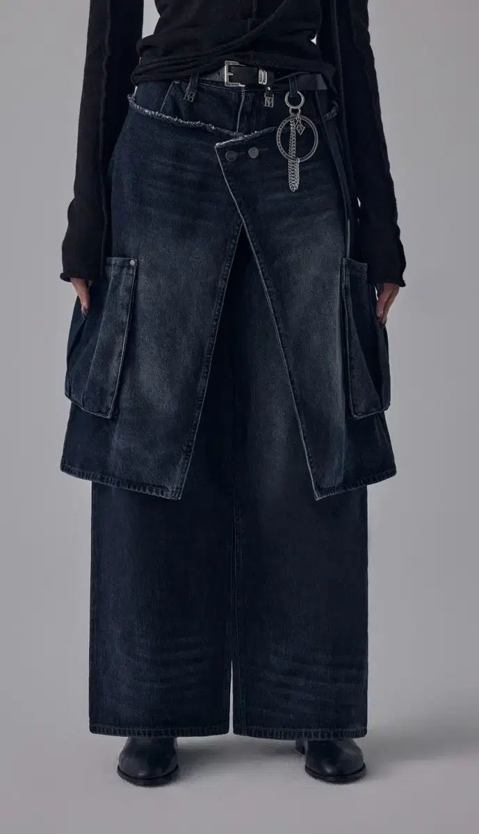 TREEMINGBIRD トリミングバード ラップ デニム パンツ