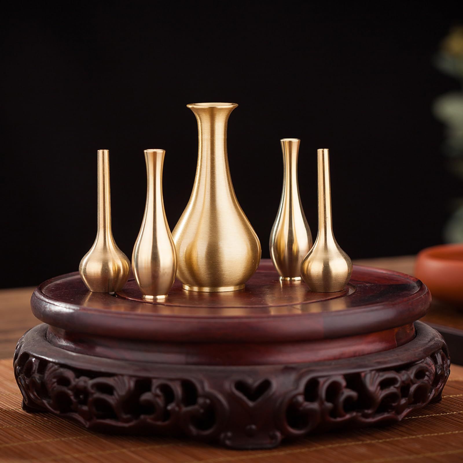 新品 花瓶 ミニ花器 真鍮 花器 一輪挿し 金属花瓶 小さい 花瓶 生け花