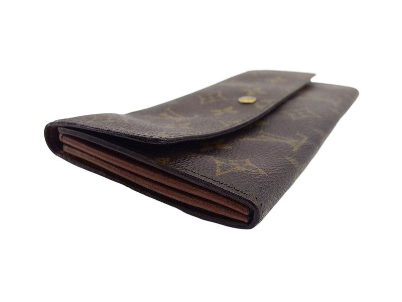 【X'masセール★30%OFF】ルイ・ヴィトン LOUIS VUITTON 長財布モノグラム ポシェットポルトモネクレディ ブラウン ベージュ レディース 中古 最大30％OFF☆新春セール】ルイ・ヴィトン LOUIS VUITTON 長財布