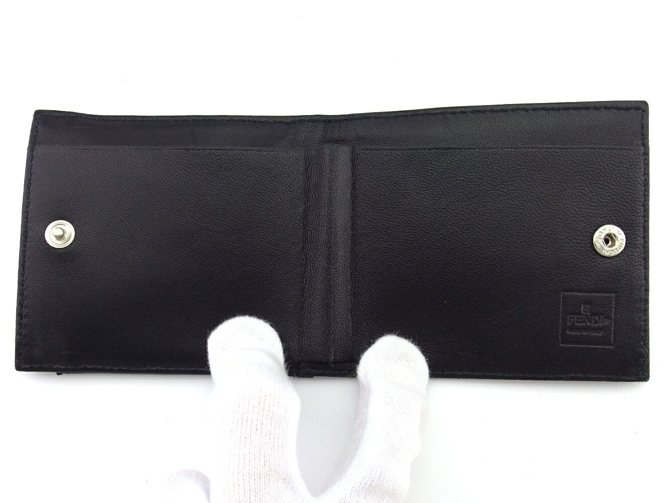 最大30％OFF】フェンディ FENDI 二つ折り財布 ブラック レディース