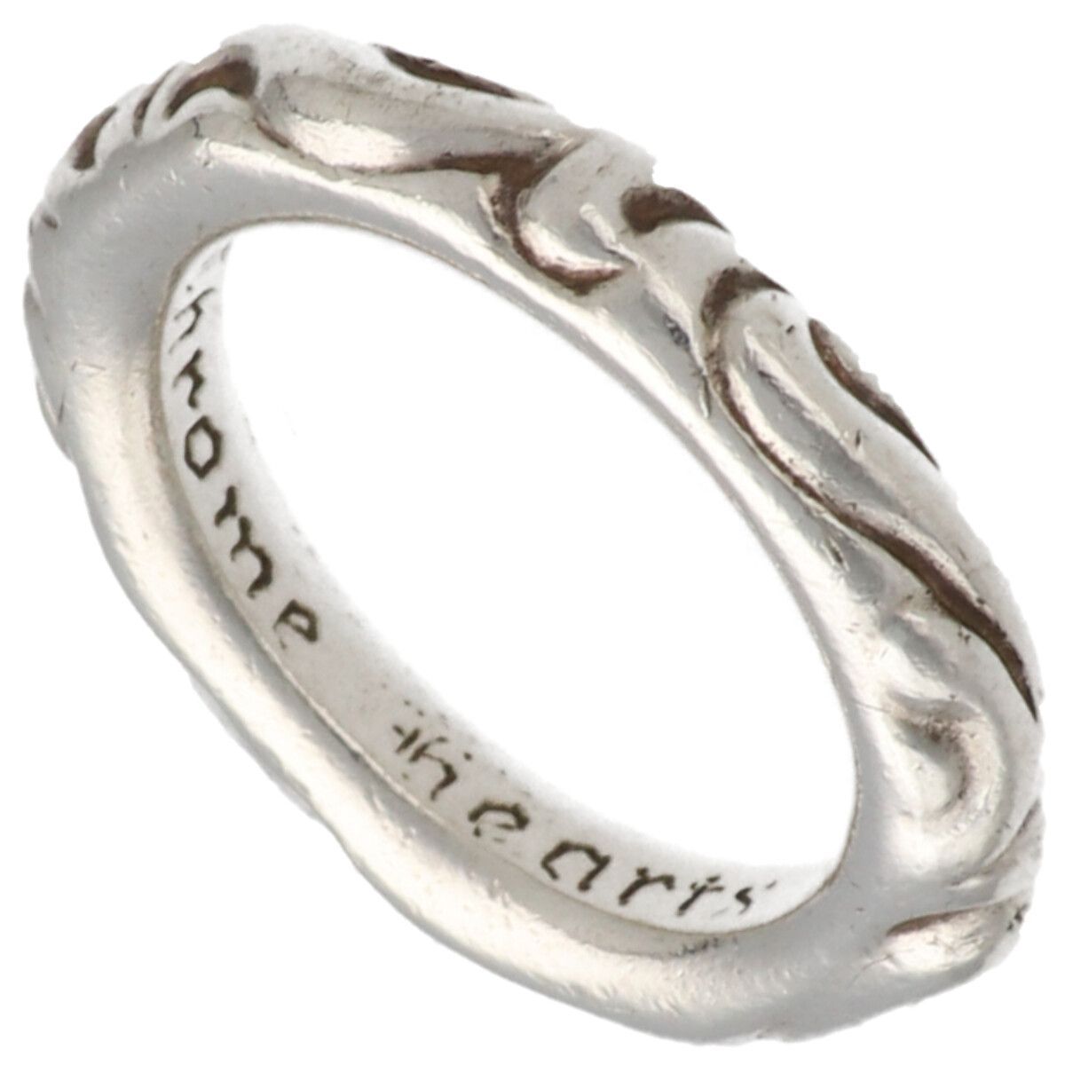 中古】 CHROME HEARTS クロムハーツ スクロールバンドリング 14号