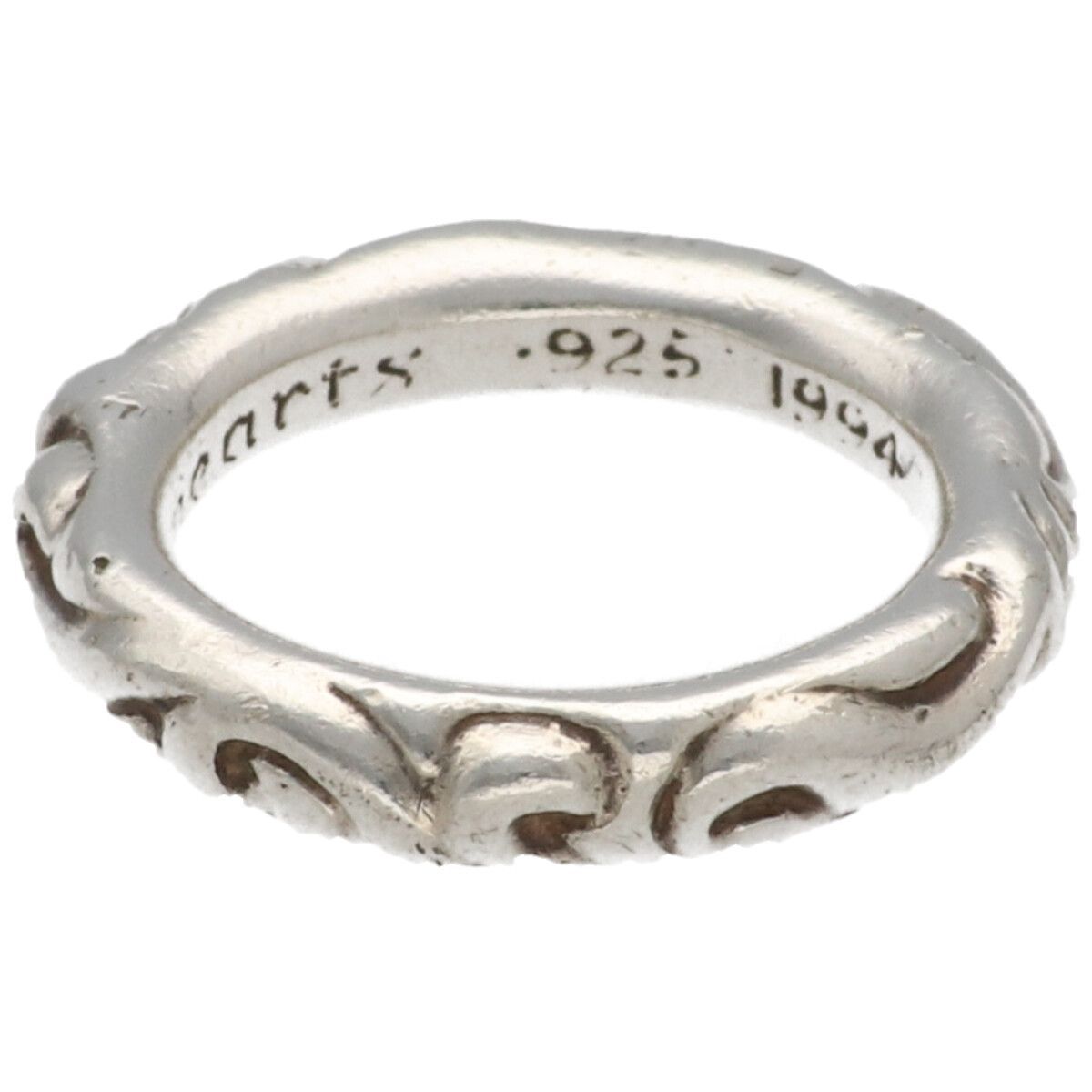 中古】 CHROME HEARTS クロムハーツ スクロールバンドリング 14号