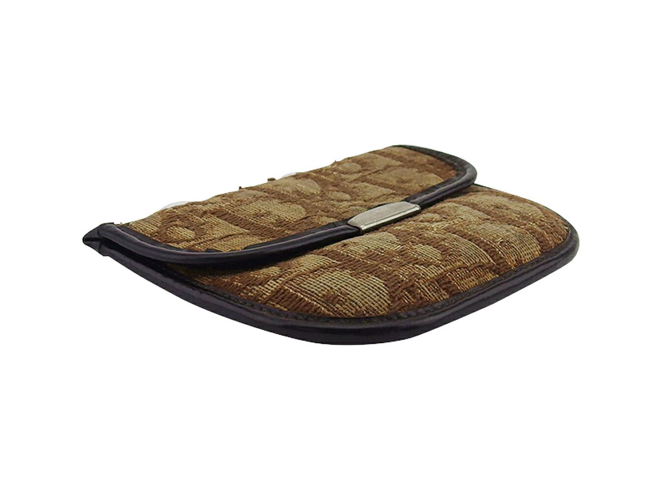 【BIGお買い物ラリー★30%OFFセール中】ディオール Dior ケーストロッター オールドディオール ベージュ ブラウン シルバー レディース 中古 最大30％OFF☆年越しセール】ディオール Dior コインケース トロッター