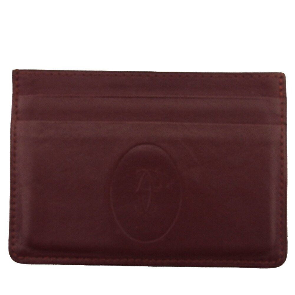 最大30％OFF】カルティエ CARTIER カードケース マストライン ボルドー