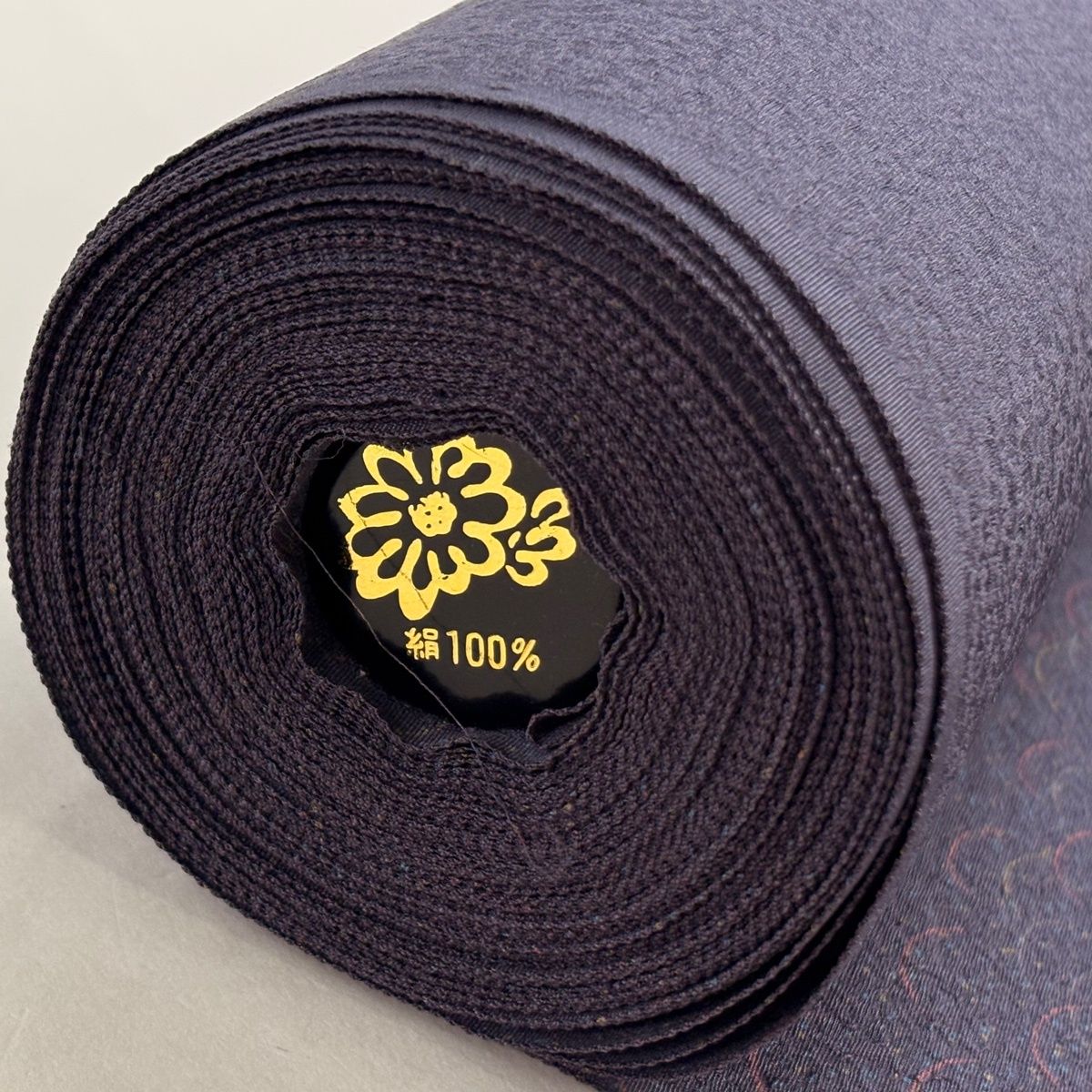 【お値打ち価格！！】正絹・小紋反物・草木染 注文 反物 秀品 小紋 芝 草木染 灰紫 正絹 【】 反物 秀品 小紋 芝