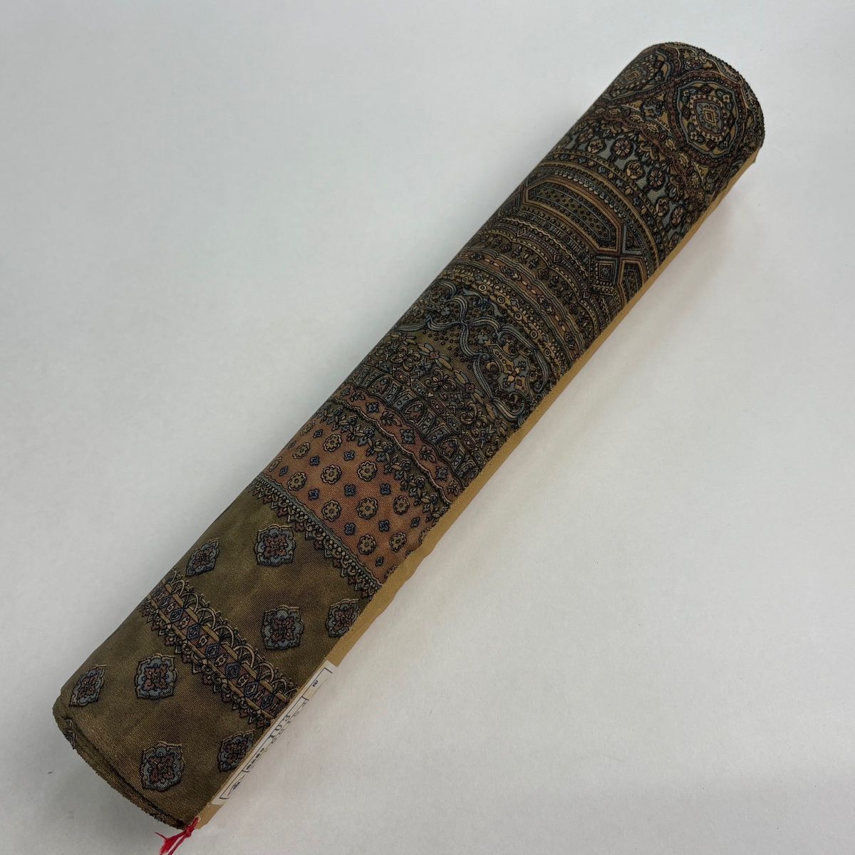 反物 秀品 小紋 更紗 縞 茶緑色 正絹 【中古】 - メルカリ