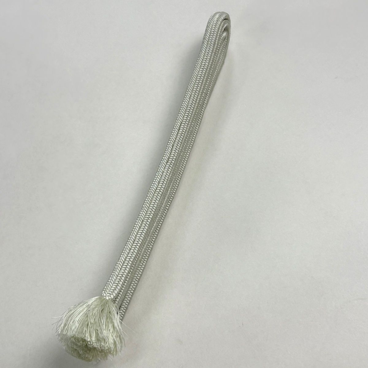 帯締め 無形文化財 有職組紐 道明 カジュアル 薄緑 正絹 和装小物