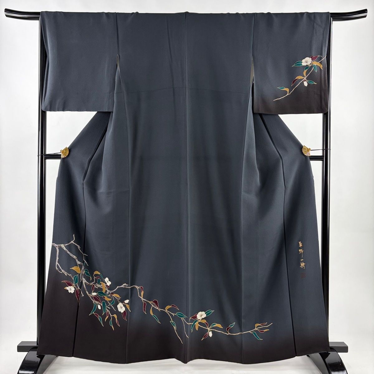 ★専用★美品 訪問着 草野一騎 グレー濃淡 身丈155cm 裄丈64cm ☆専用☆美品 訪問着 草野一騎 グレー濃淡 身丈155cm 裄丈64cm