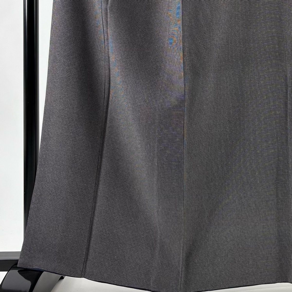 小紋 身丈164 cm 裄丈66 M 袷 幾何学模様 灰色 正絹 名品