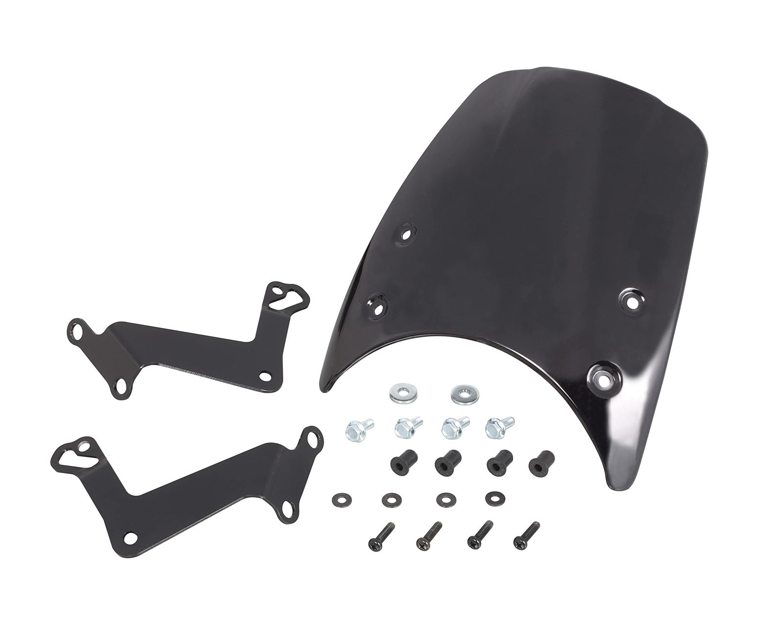 キタコ KITACO エアロバイザー タイプ2 ダークスモーク モンキー125 JB 02 03 05 ダックス125 04 06 ポリカーボネート製 670 1300200