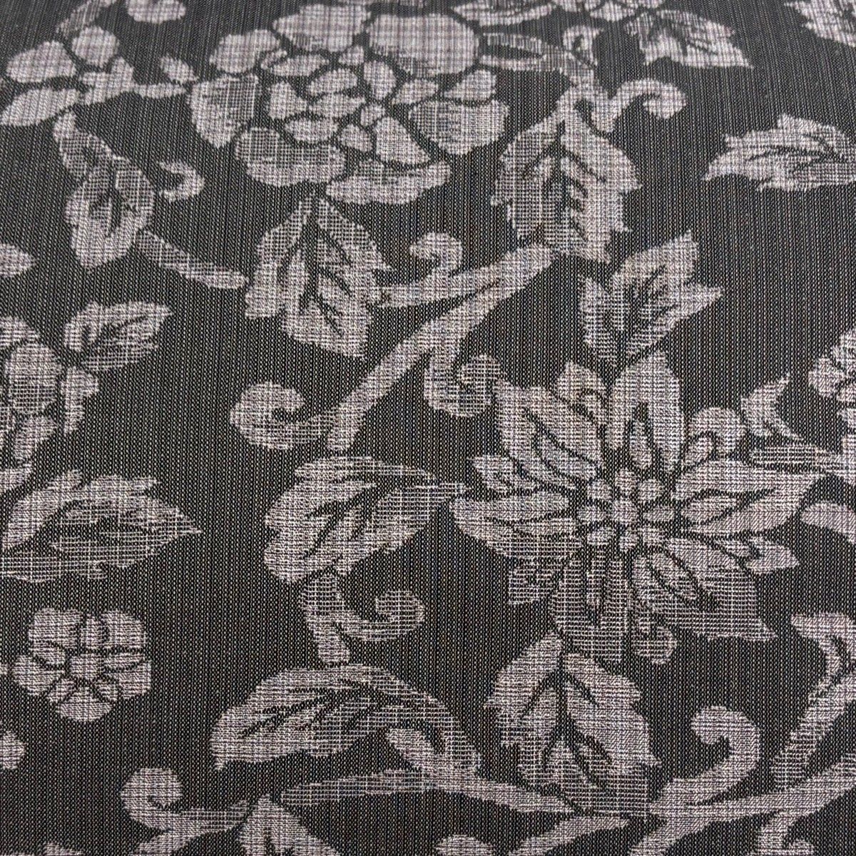 美品】 名古屋帯 秀品 草花 唐草 墨色 正絹 【中古】 - メルカリ