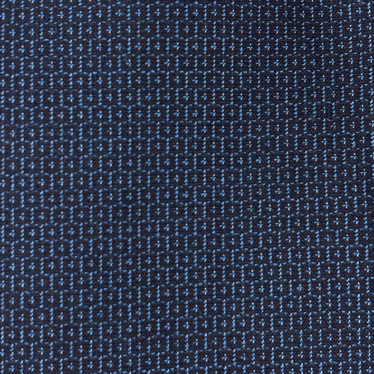 男着物 身丈93 5 cm 裄丈72 L 羽織 紬地 亀甲絣 濃紺 正絹 秀品