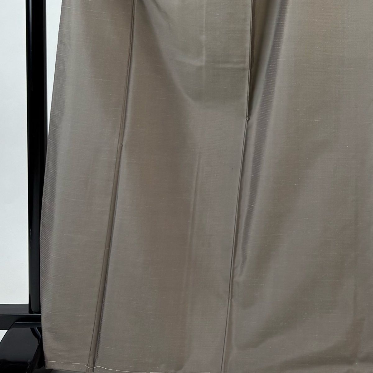 大島紬 身丈169.5 cm 裄丈68 L 袷 証紙 灰茶 正絹 秀品