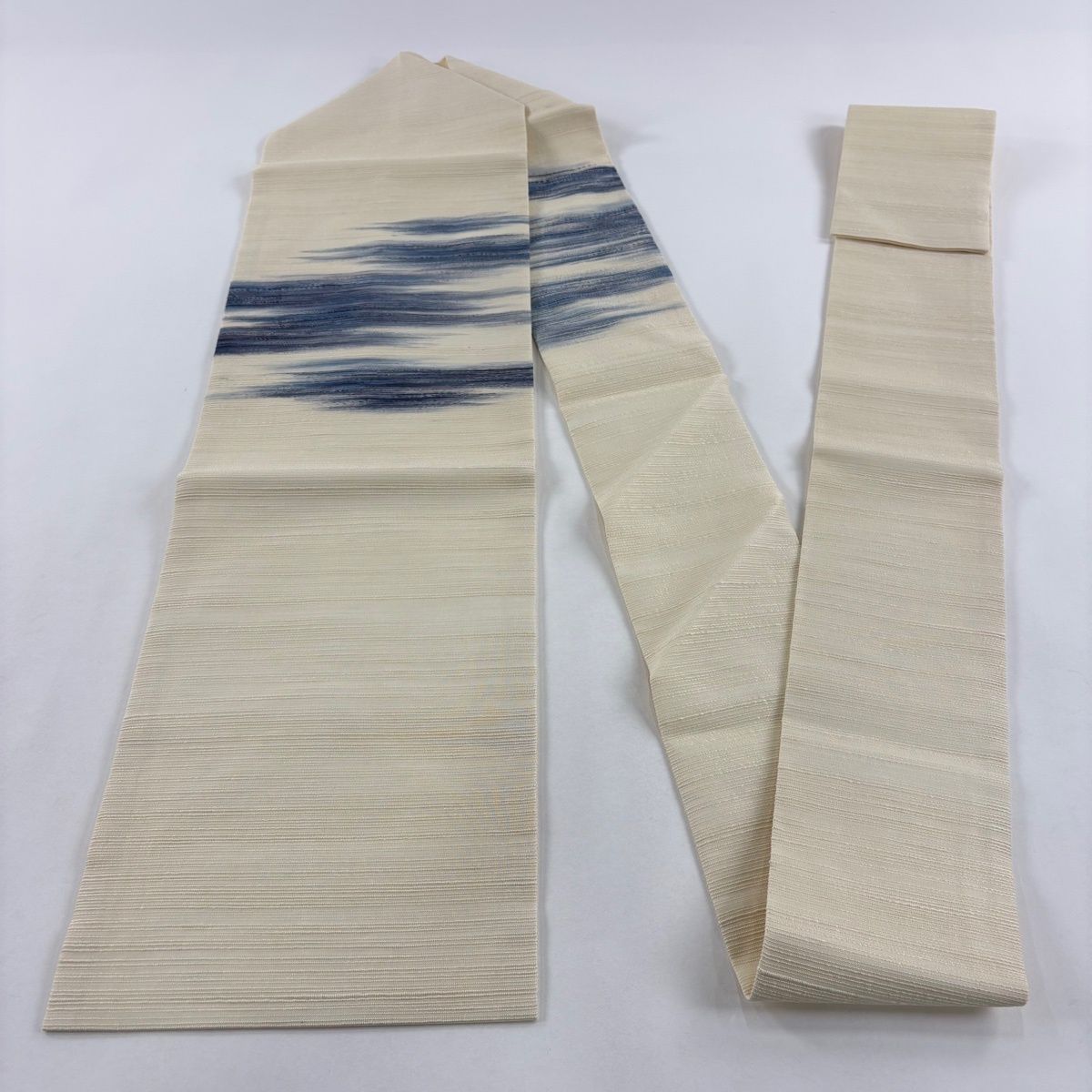 美品】 名古屋帯 秀品 夏帯 霞 クリーム 正絹 【中古】 - メルカリ
