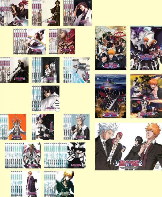 BLEACH ブリーチ TV版 全88巻 劇場版 全4巻 ジャンプアニメツアー レンタル落ち 全93巻セット マーケットプレイスDVDセット商品