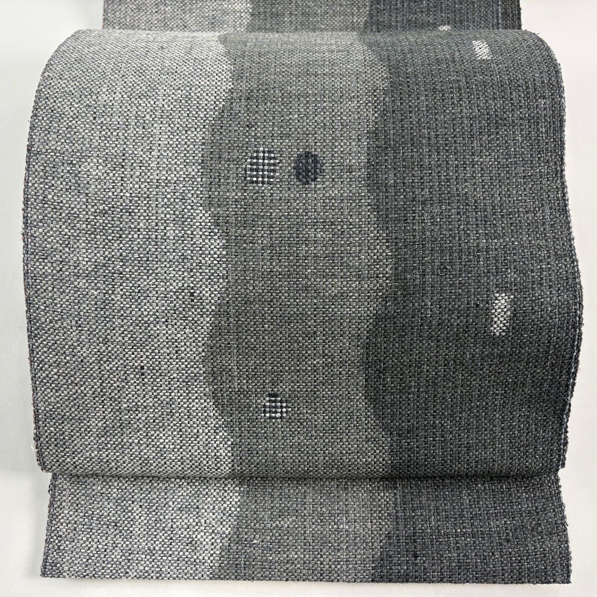 美品】 名古屋帯 秀品 紬地 八寸名古屋帯 松葉仕立て トンネル仕立て