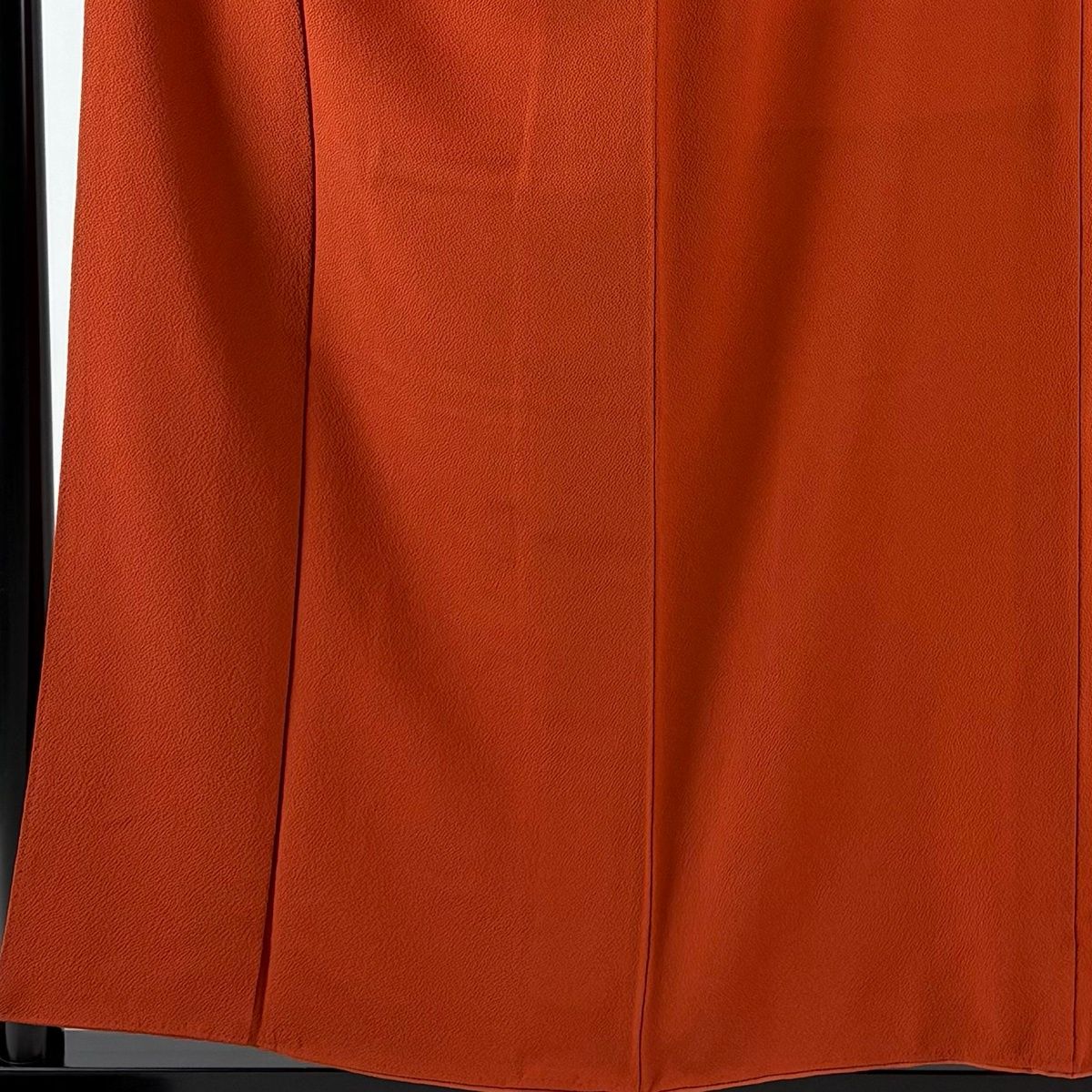 色無地 身丈159.5 cm 裄丈66.5 M 袷 花井幸子 落款 朱色 正絹 秀品 一つ紋