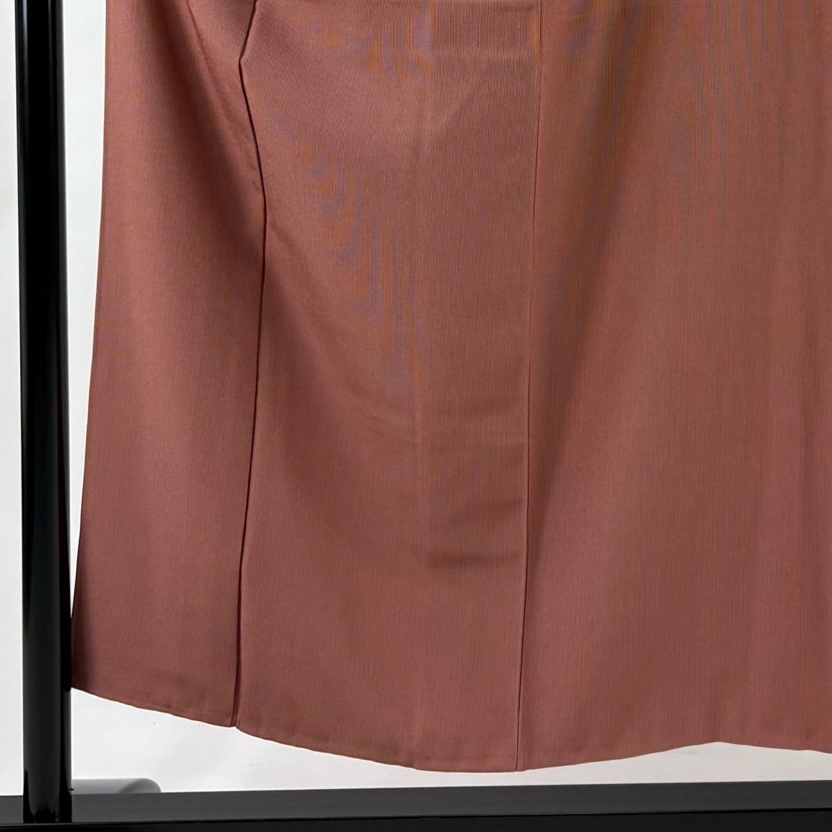 江戸小紋 身丈153 cm 裄丈63 S 袷 万筋 小豆色 正絹 秀品