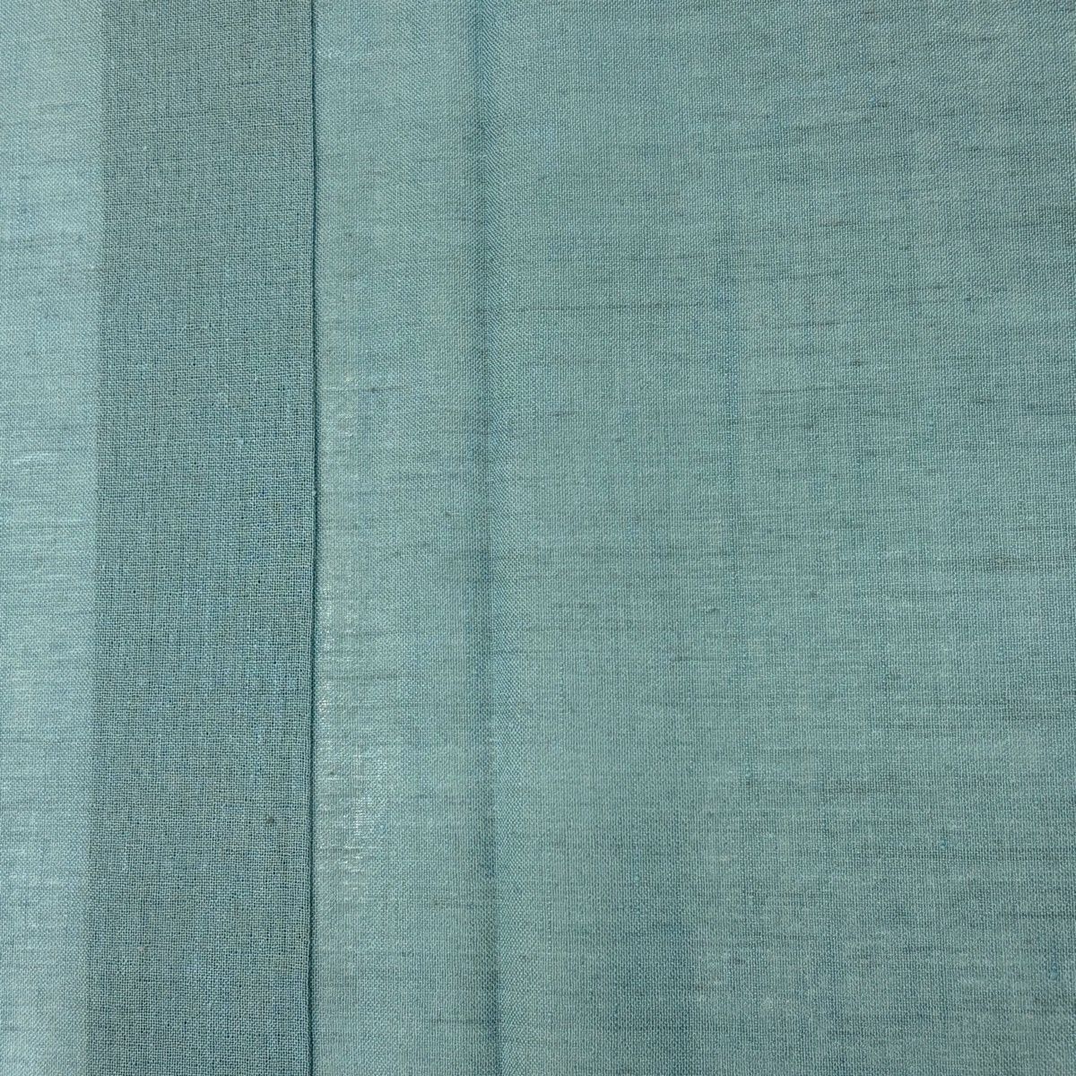  紬 身丈150 5 cm 裄丈64 M 薄物 夏紬 証紙 水色 正絹 秀品 紬 着物
