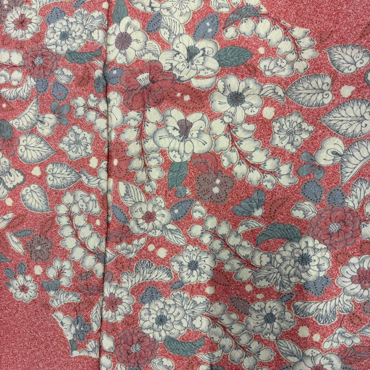 美品】 訪問着 身丈162cm 裄丈67cm M 袷 辻が花 ピンク 正絹 秀品 一つ