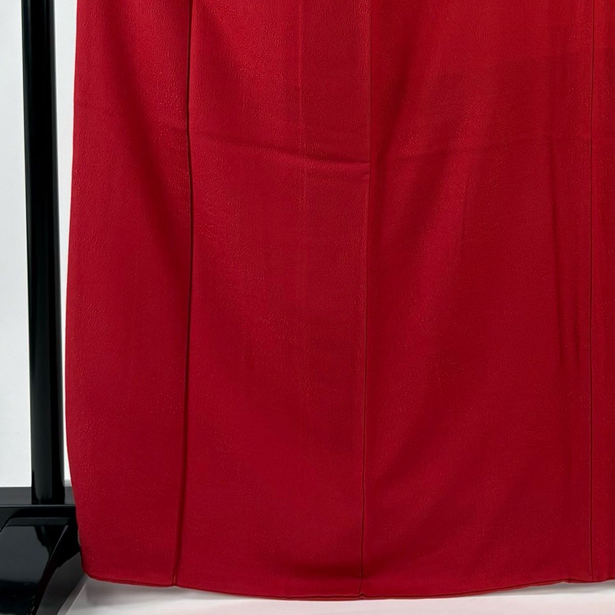 色無地 身丈166 cm 裄丈65.5 M 袷 百貫 落款 赤 正絹 秀品 一つ紋