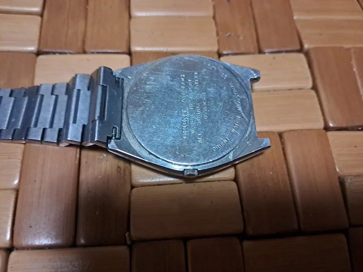  オリエント アナログ ヴィンテージ 時計 金属ベルト 時計