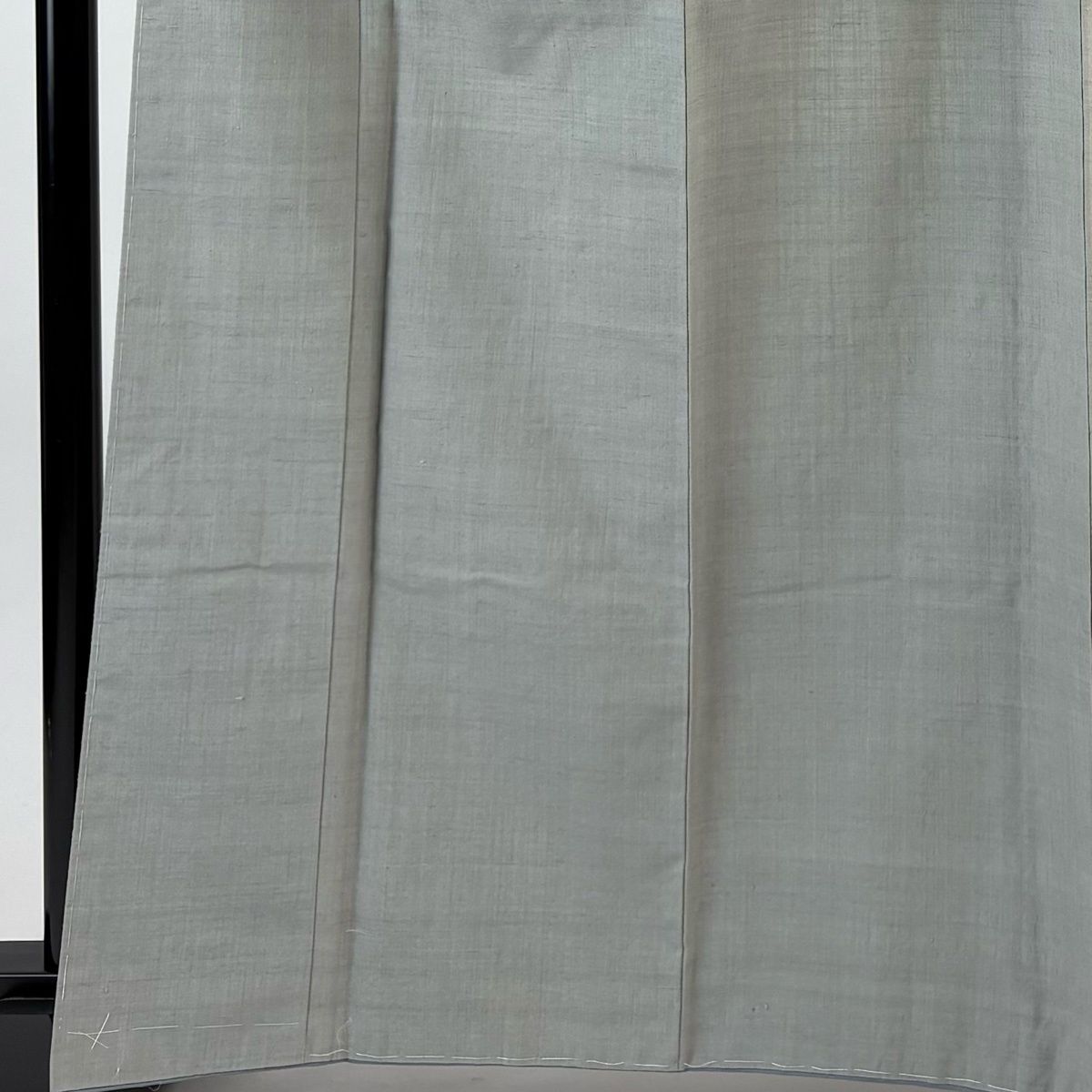 紬 身丈164 cm 裄丈65 M 袷 やまと 灰色 正絹 秀品