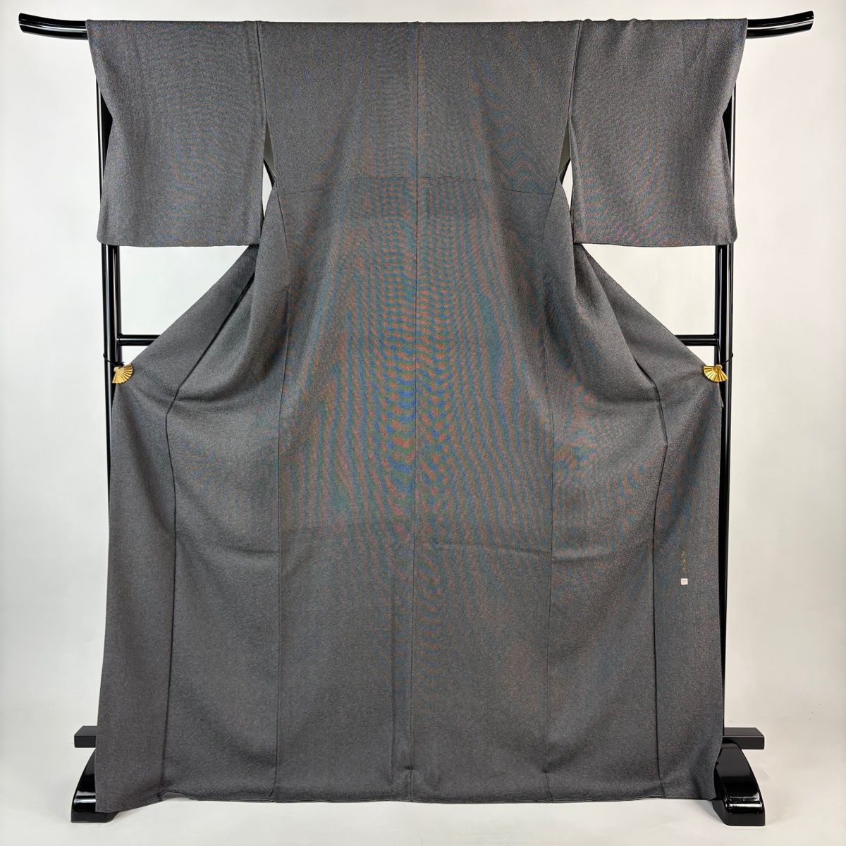 美品】 江戸小紋 身丈174.5cm 裄丈68.5cm L 袷 服部光擴 落款 角通し