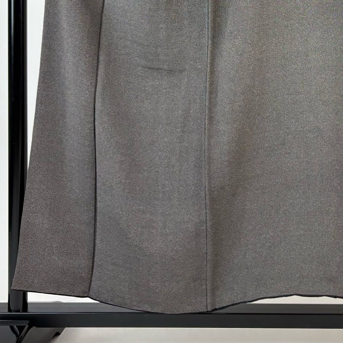 江戸小紋 身丈155 cm 裄丈65 M 袷 幾何学模様 黒灰 正絹 名品