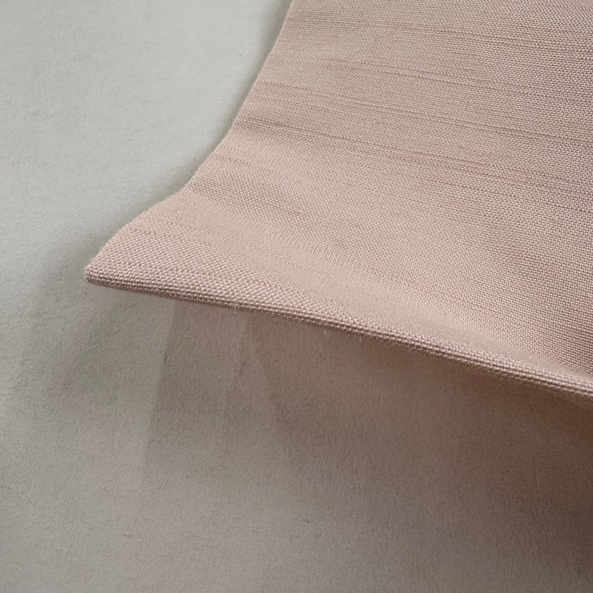  名古屋帯 紬地 草花 刺繍 薄ピンク 正絹 名古屋帯 帯