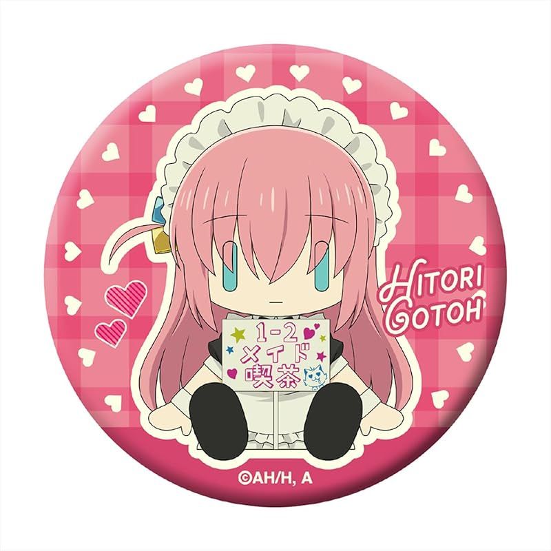 ぼっち・ざ・ろっく！and gallery カフェ コラボ 後藤ひとり 缶バッジ ぼっち・ざ・ろっく！and gallery カフェ コラボ 後藤ひとり 缶バッジ