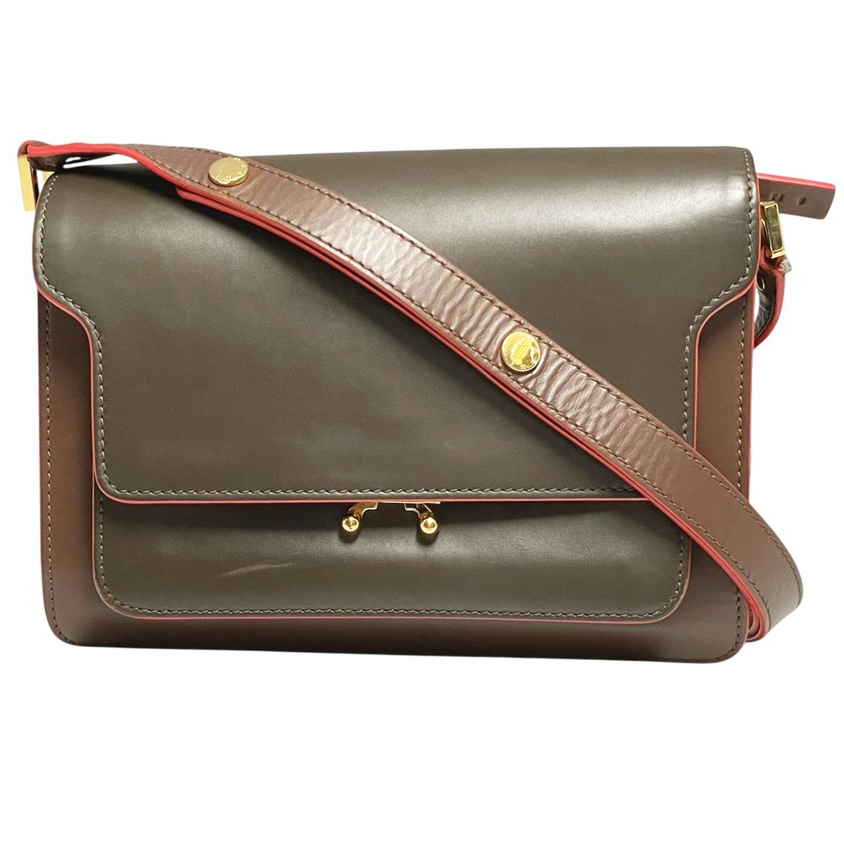 MARNI マルニ ショルダーバッグ ブラウン MARNI マルニ MARNI マルニ ショルダーバッグ ブラウン MARNI マルニ