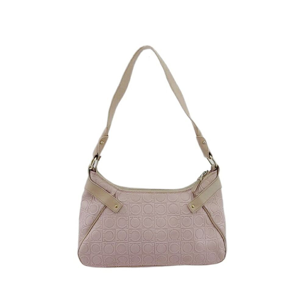 Salvatore Ferragamo ピンクベージュ リボンバック 最大30％OFF 