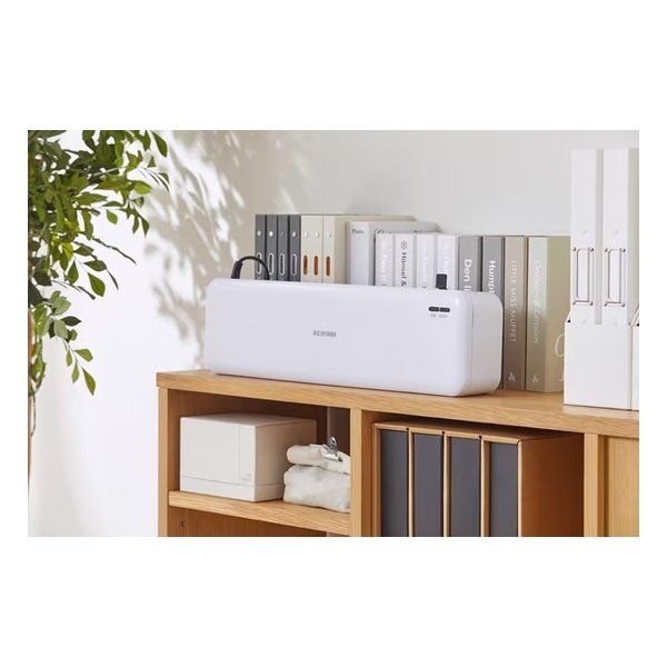  IRIS OHYAMA アイリスオーヤマ ラミネーター 名刺～A 3対応 高速起動 2本ローラー 75μm～150μm ホワイト HSL A 322 W 2623567 ラミネーター 文房具 事務用品