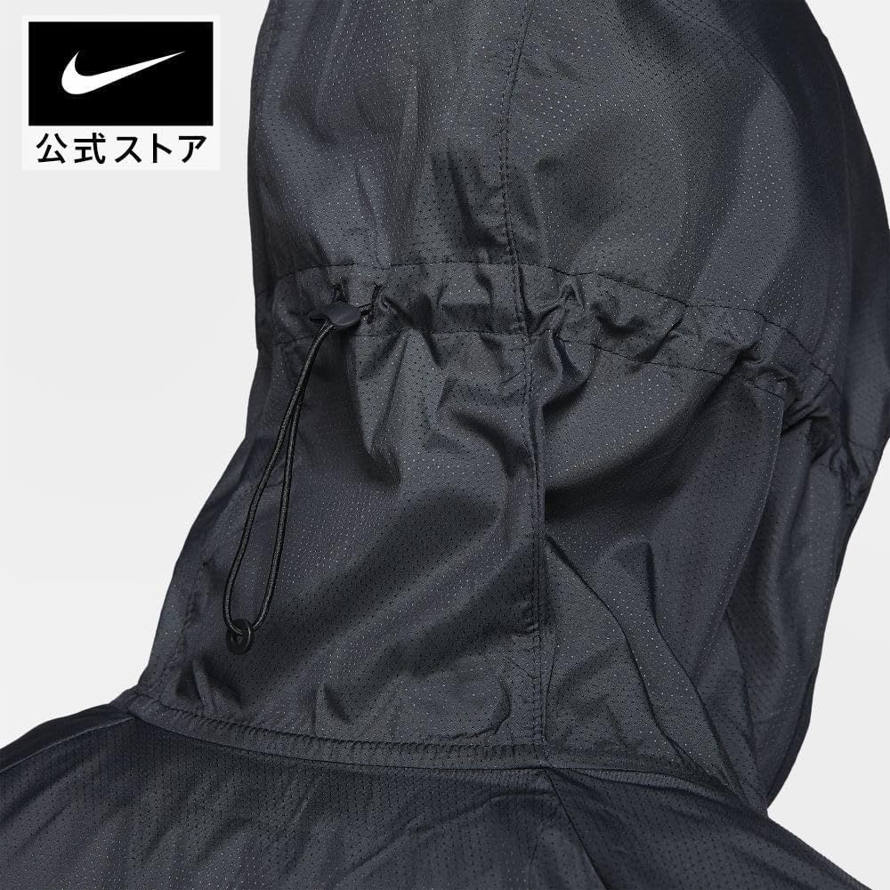  NIKE ナイキ エッセンシャル フーデッド 軽量薄手ランニングジャケット ウインドブレーカー XL 176 185 cm BV 4871 ブラック ソックス レッグウェア