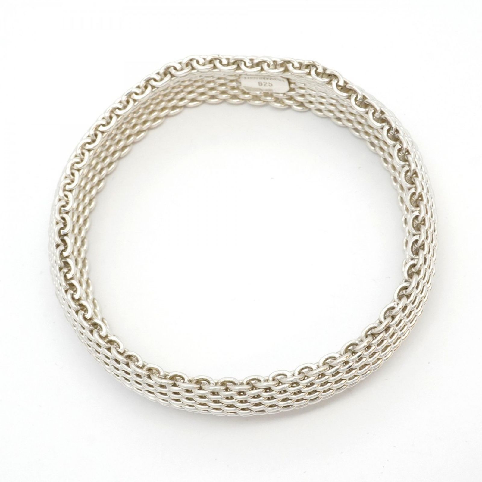 ティファニー　バングル　サマセット　メッシュ　シルバー925 ブレスレット 楽天市場】TIFFANY&Co. ティファニー サマセット バングル メッシュ