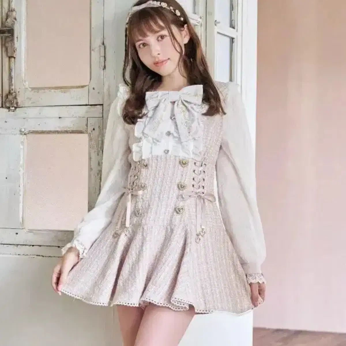 リズリサ コメント ツイード セットアップ 販売