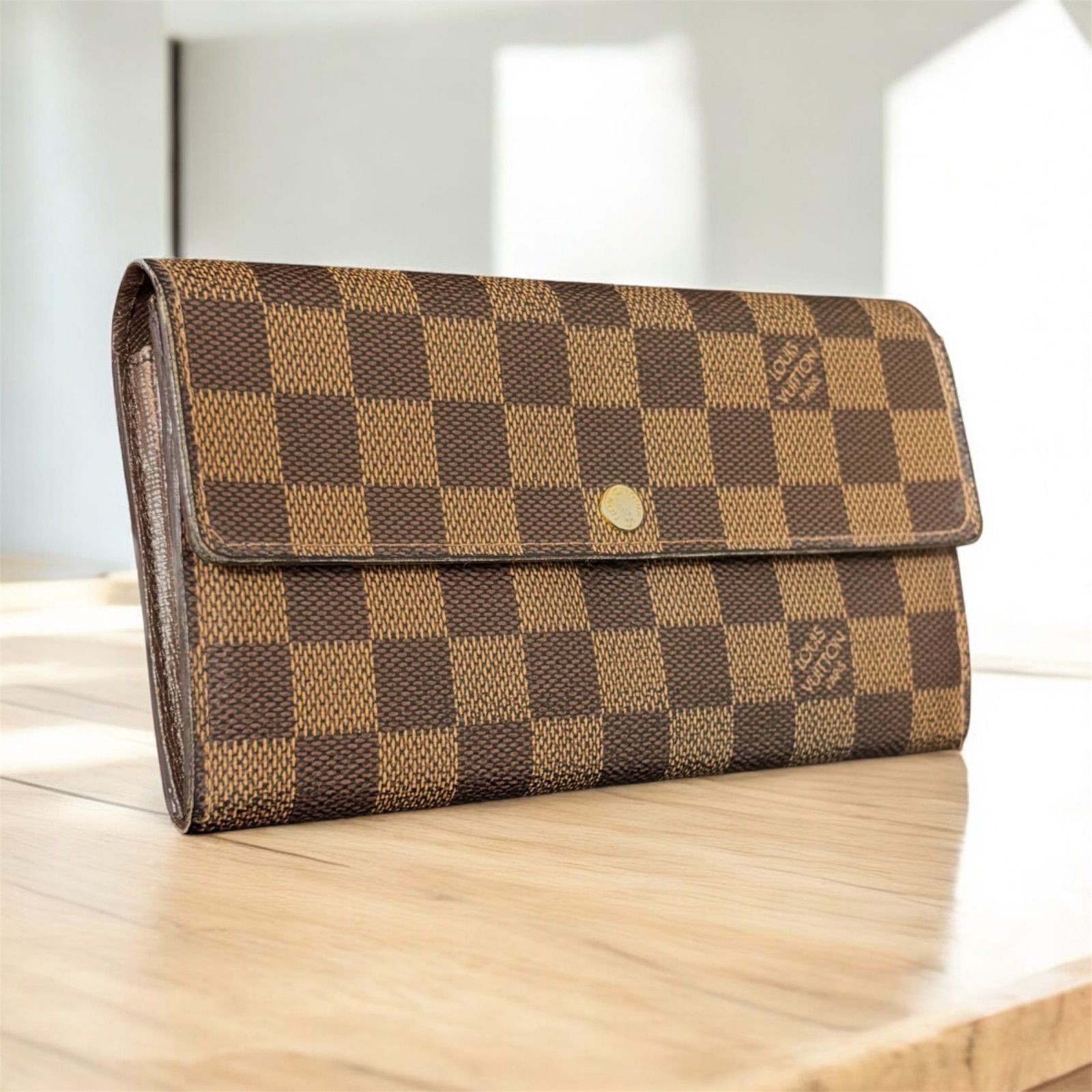 t21 ポルトフォイユ サラ 旧型 ダミエ エベヌ Louis Vuitton ルイ