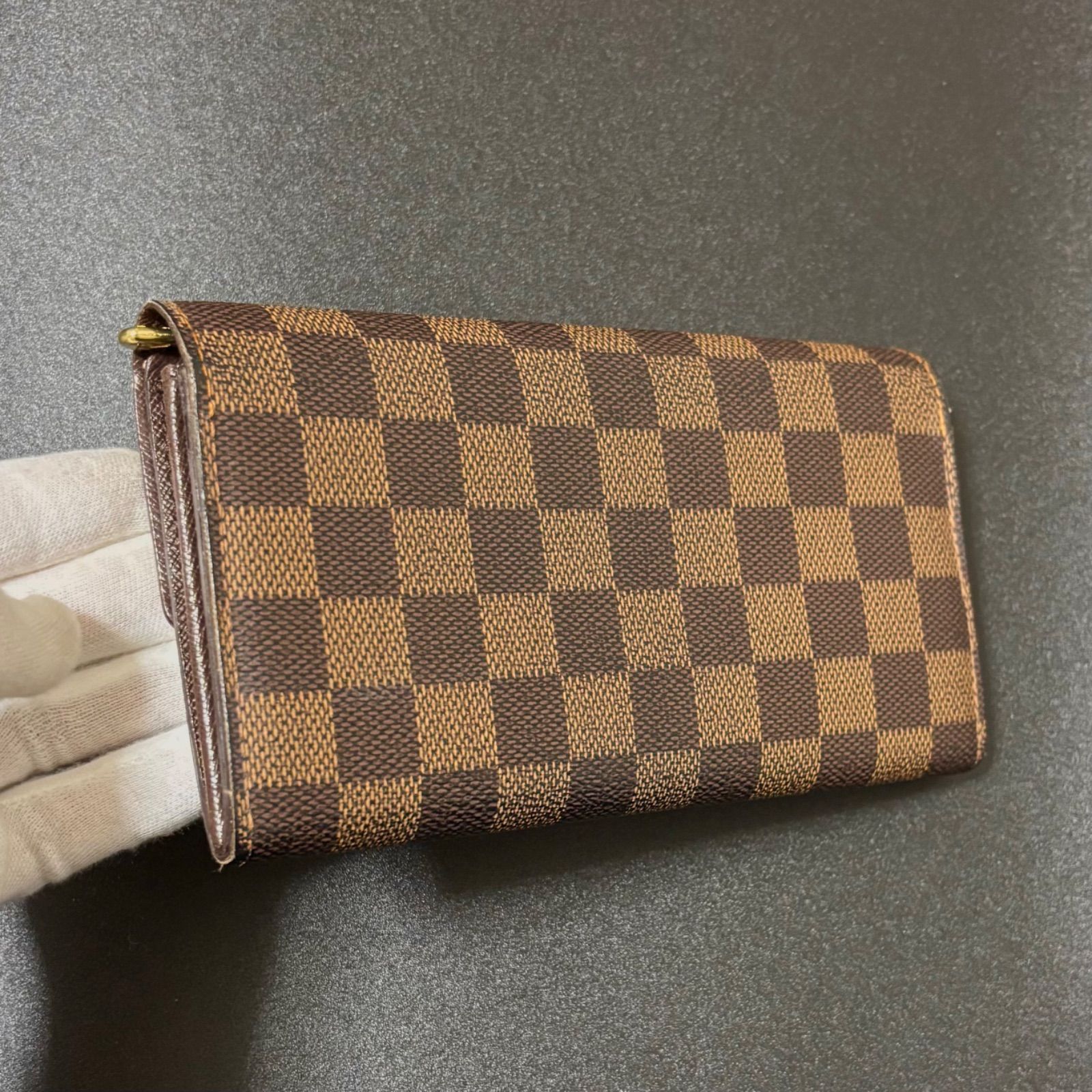t21 ポルトフォイユ サラ 旧型 ダミエ エベヌ Louis Vuitton ルイ