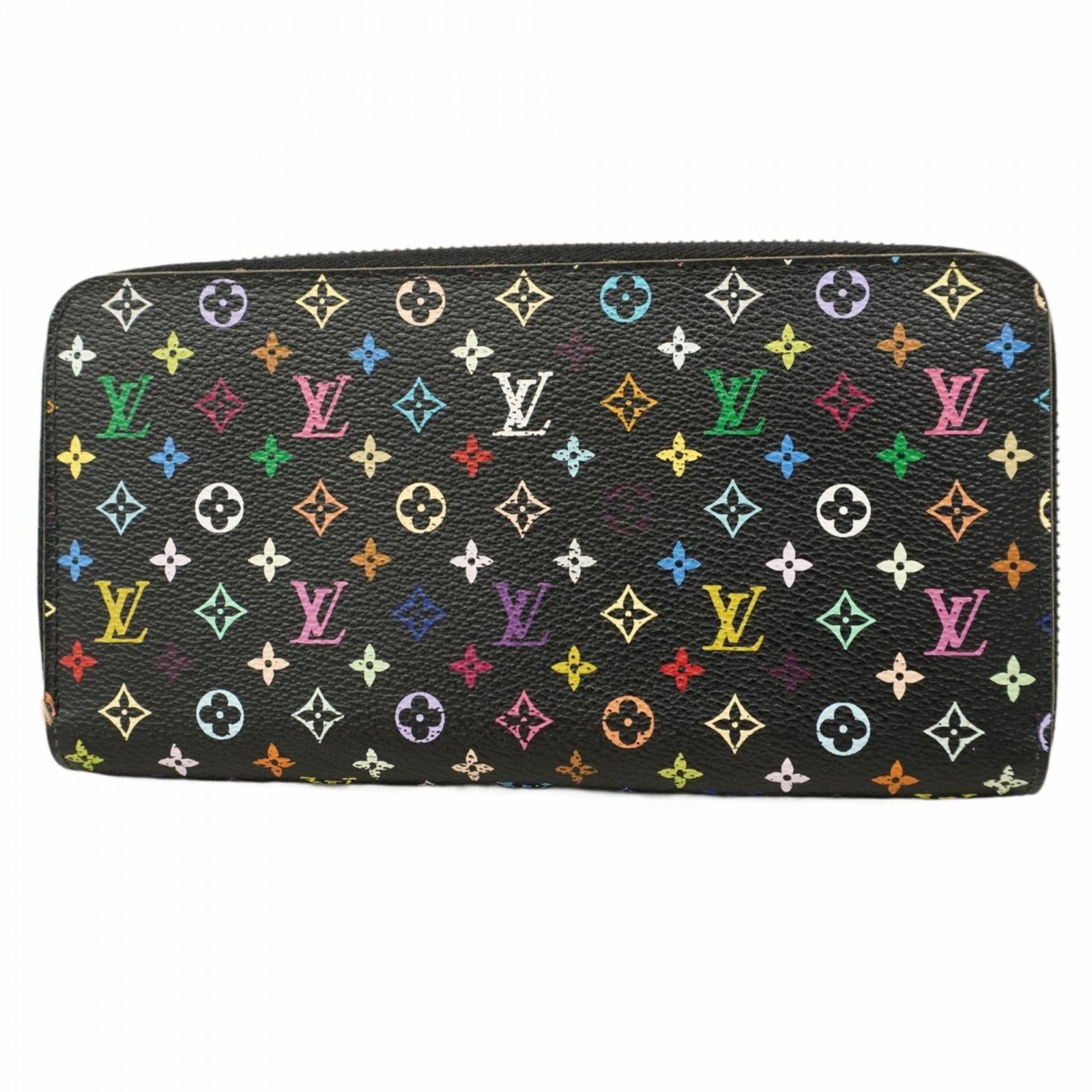 ルイ ヴィトン Louis Vuitton 長財布 モノグラム マルチカラー ジッピーウォレット M 60243 ノワール グルナードレディース